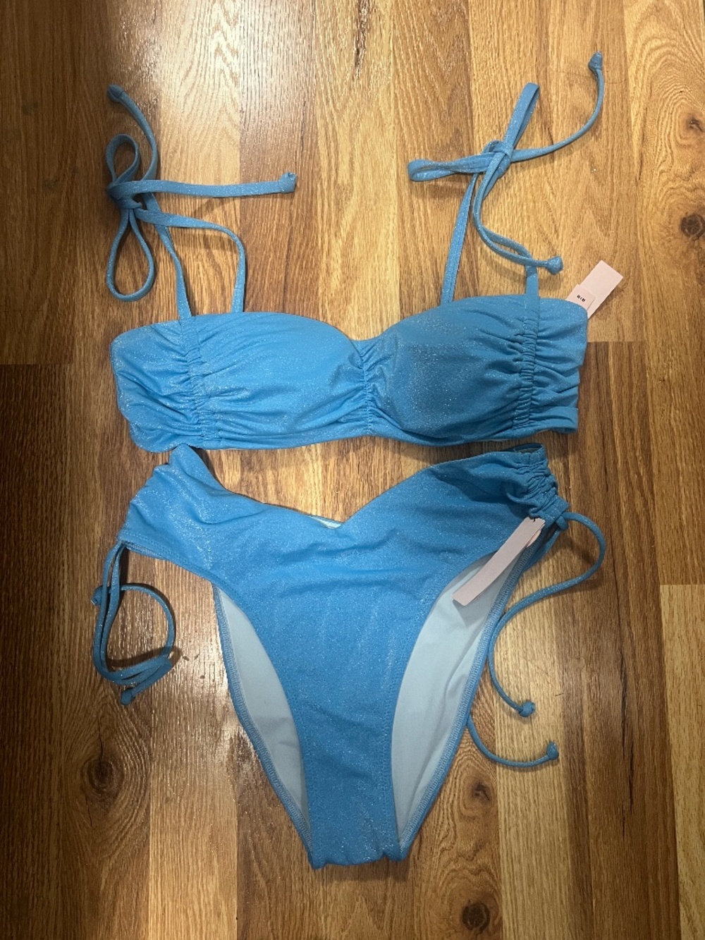 Victoria's Secret Blue Sparkle Bikini